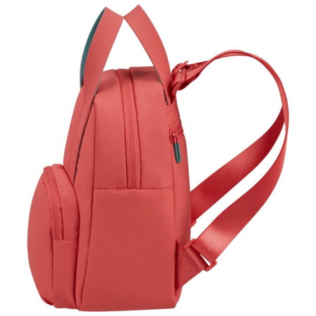 American Tourister Mochila Puffypop Sunset Coral 8.5L, 35x24x17 cm, PET Reciclado, Bolsillo Tablet, Frontal y Trasero