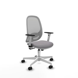 PIQUERAS Y CRESPO Silla de oficina Cilanco Gris con mecanismo Sincro