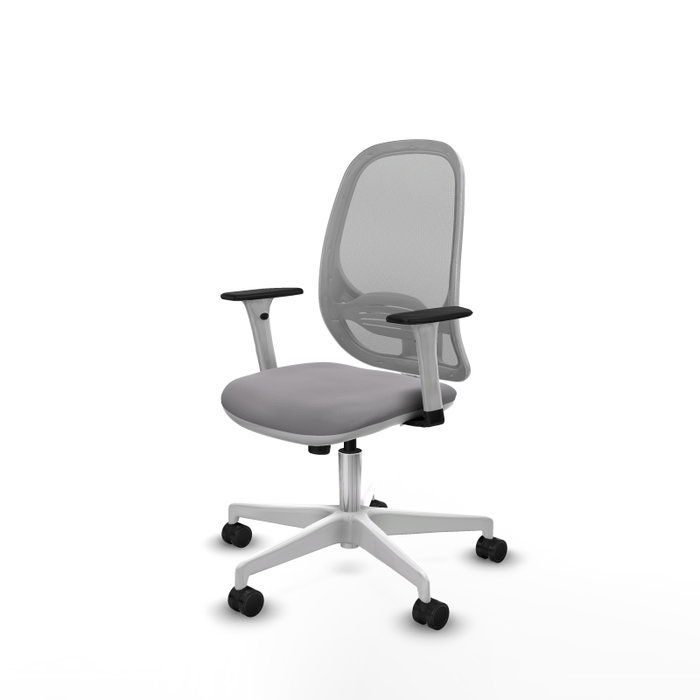 PIQUERAS Y CRESPO Silla de oficina Cilanco Gris con mecanismo Sincro PIQUERAS Y CRESPO Silla de oficina Cilanco Gris con mecanismo Sincro