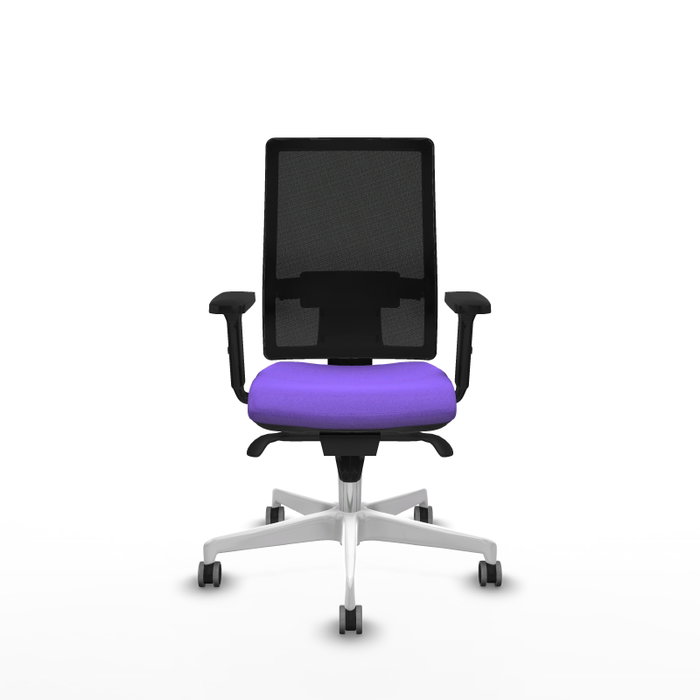 PIQUERAS Y CRESPO Silla de oficina Horna con mecanismo Sincro, Lila y Negro PIQUERAS Y CRESPO Silla de oficina Horna con mecanismo Sincro, Lila y Negro
