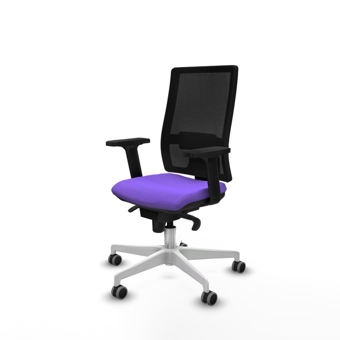PIQUERAS Y CRESPO Silla de oficina Horna con mecanismo Sincro, Lila y Negro PIQUERAS Y CRESPO Silla de oficina Horna con mecanismo Sincro, Lila y Negro