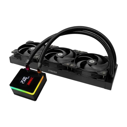 Enermax LIQTECH XTR 360 Liquid Workstation CPU Cooler con pantalla