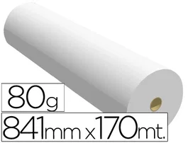 Navigator Papel de Reprografía para Plotter 841x170mt 80 g Blanco