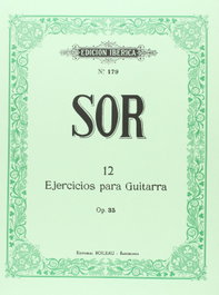 BOILEAU, 12 Ejercicios para guitarra Op.35 - Fernando Sor, Gracià Tarragó