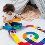 PICASSO TILES Pista de Carreras Magnética 30 Piezas Bloques Construcción Educativos para Niños +3 Años