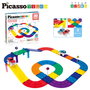 PICASSO TILES Pista de Carreras Magnética 30 Piezas Bloques Construcción Educativos para Niños +3 Años
