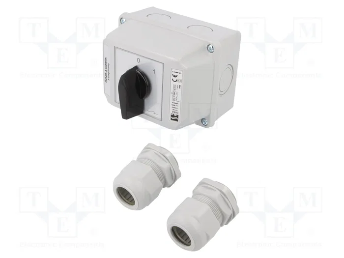 SPAMEL Interruptor de leva 63A 3 polos 0-1 IP65 SPAMEL Interruptor de leva 63A 3 polos 0-1 IP65