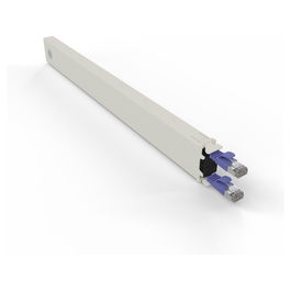 PATCHBOX Patchbox.one Kupferkassette 8RU (0.8 m) Cat 6a U/FTP STP PoE+ Cable Ethernet Patch Cord Violeta, CONEX8STPVI