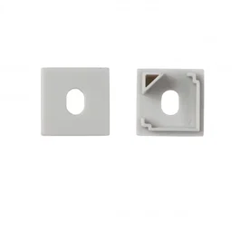 Greenice Tapón Final LLE-ALP005 con Agujero para Tiras de LED