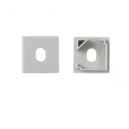 Greenice Tapón Final LLE-ALP005 con Agujero para Tiras de LED