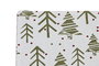 DKD Home Decor Individual Navidad Alpina Verde Blanco 45 x 30 x 0.2 cm