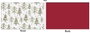 DKD Home Decor Salvamanteles Individual de Algodón con Diseño Reversible de Árboles