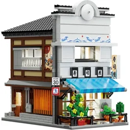 Cada Buildings Set de construcción Restaurante de sushi japonés 1665 piezas para mayores de 14 años Incluye luz LED AACDV51173
