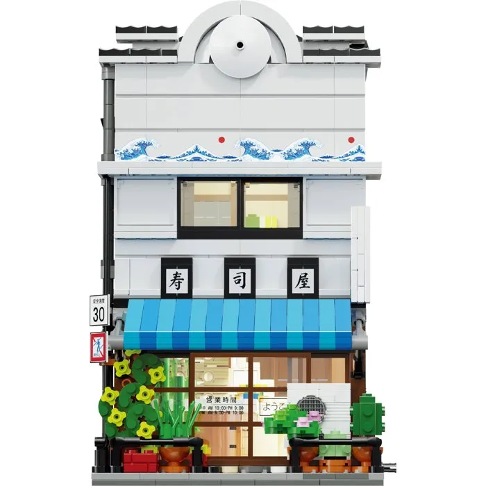 Cada Buildings Set de construcción Restaurante de sushi japonés 1665 piezas para mayores de 14 años Incluye luz LED AACDV51173 Cada Buildings Set de construcción Restaurante de sushi japonés 1665 piezas para mayores de 14 años Incluye luz LED AACDV51173
