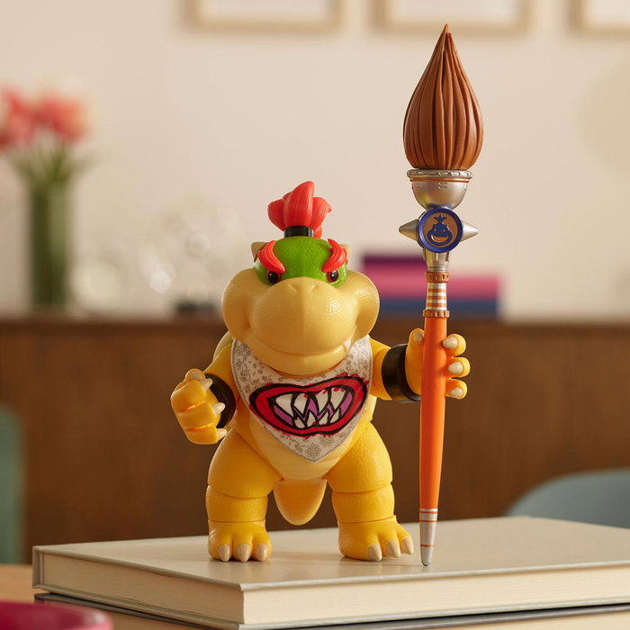 Jakks Pacific Figura Bowser Jr. 13 cm Super Mario - Coleccionable Oficial Licencia Nintendo