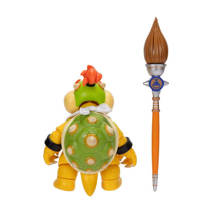 Jakks Pacific Figura Bowser Jr. 13 cm Super Mario - Coleccionable Oficial Licencia Nintendo