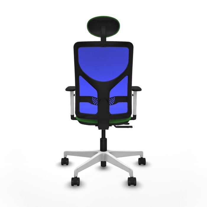 PIQUERAS Y CRESPO Silla de oficina Motilla Verde y Azul con Mecanismo Sincro/Traslack PIQUERAS Y CRESPO Silla de oficina Motilla Verde y Azul con Mecanismo Sincro/Traslack