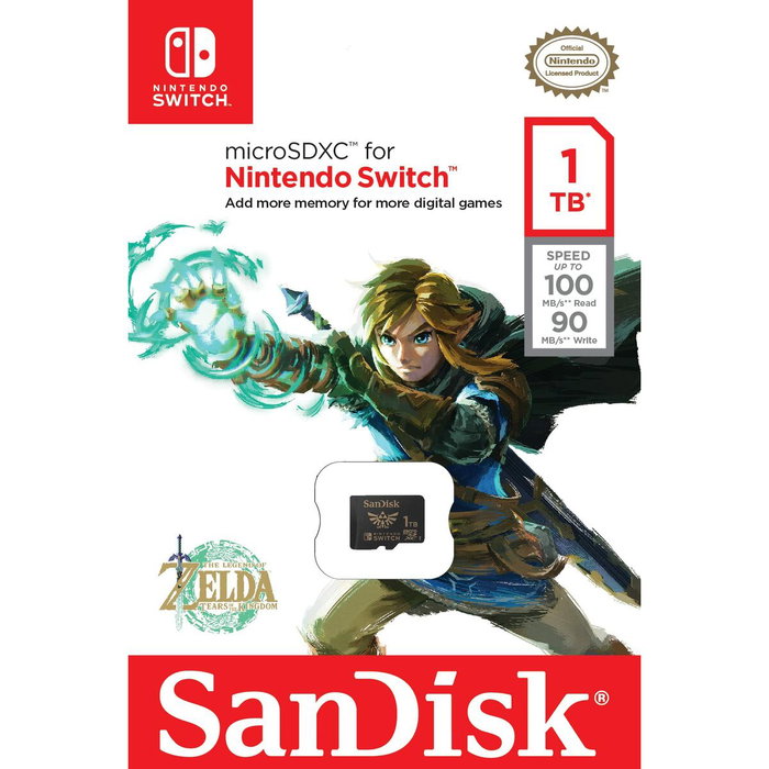 SanDisk Tarjeta microSDXC 1 TB para Nintendo Switch SDSQXAO-1T00-GN6ZN SanDisk Tarjeta microSDXC 1 TB para Nintendo Switch SDSQXAO-1T00-GN6ZN
