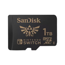 Sandisk Tarjeta MicroSDXC 1TB SDSQXAO-1T00-GN6ZN para Nintendo Switch, UHS-I, Lectura 100MB/s, Escritura 90MB/s