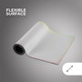 Mars Gaming MMP224W Alfombrilla XXL Blanca con Borde Rainbow