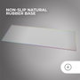 Mars Gaming MMP224W Alfombrilla XXL Blanca con Borde Rainbow
