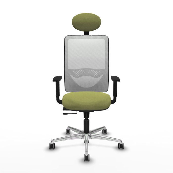 PIQUERAS Y CRESPO Silla de oficina Zulema Verde oliva y Blanco PIQUERAS Y CRESPO Silla de oficina Zulema Verde oliva y Blanco