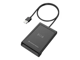 Conceptronic Smart-ID Kartenleser USB-A negro, doble interfaz