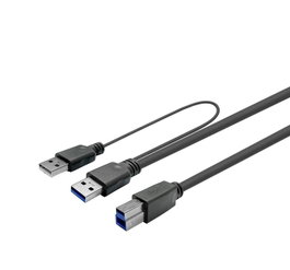 Vivolink Cable USB 3.0 Activo de Cobre, Macho a Macho, 3 Metros, 5Gbps, Compatible USB 2.0, para Instalación Profesional