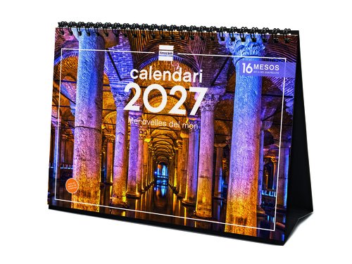 Finocam Calendario de Sobremesa 2027 Meravelles del Mon Finocam Calendario de Sobremesa 2027 Meravelles del Mon