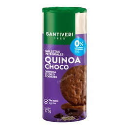 SANTIVERI Galletas Integrales Quinoa Choco 0% Azucares 175G