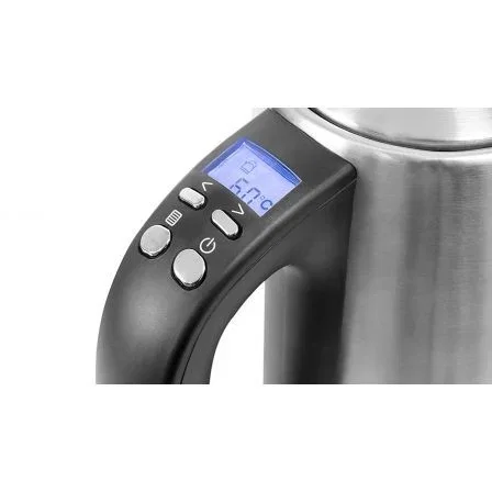 HERVIDOR DE AGUA SHARP SA-BK2002I - 2400W - CAPACIDAD 1.7L - RESISTENCIA OCULTA - PANTALLA DIGITAL - ACERO INOX