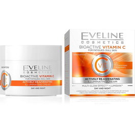 Eveline Bioactive Crema Facial De Dia Y Noche Rejuvenecedora Vitamina C 50ml