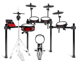 ALESIS Nitro Ultimate Kit Batería Electrónica de Nueve Piezas con Malla y Bluetooth, 52 Kits y 640 Sonidos
