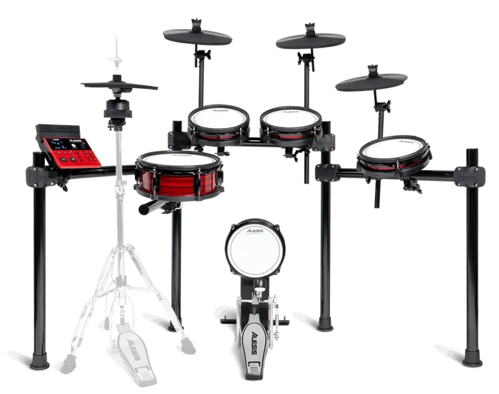 ALESIS Nitro Ultimate Kit Batería Electrónica de Nueve Piezas con Malla y Bluetooth, 52 Kits y 640 Sonidos ALESIS Nitro Ultimate Kit Batería Electrónica de Nueve Piezas con Malla y Bluetooth, 52 Kits y 640 Sonidos