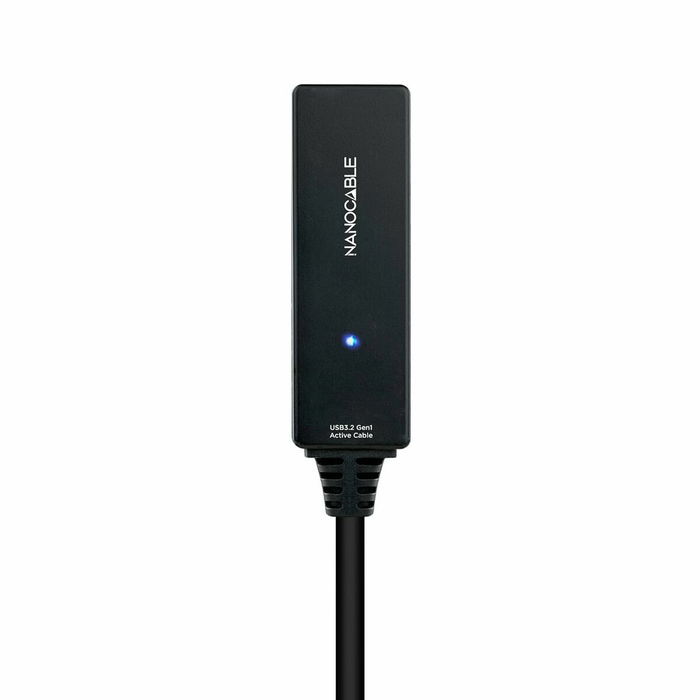 Cable USB NANOCABLE USB 3.2 amplif. C/M-C/H 5m Negro 5 m