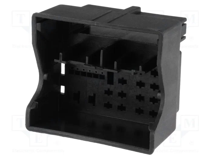 4CARMEDIA Contenedor de conector Quadlock 52 pines Negro 4CARMEDIA Contenedor de conector Quadlock 52 pines Negro