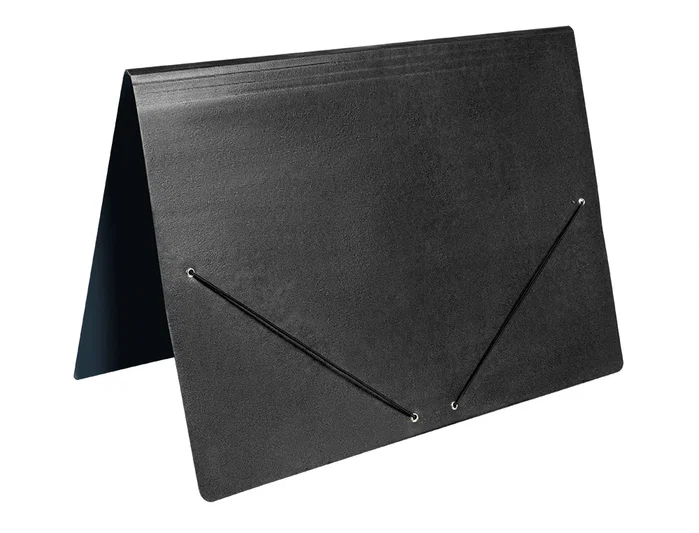 Liderpapel Carpeta de Planos A2 Cartón Gofrado con Gomas Negro Liderpapel Carpeta de Planos A2 Cartón Gofrado con Gomas Negro