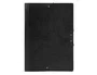 Liderpapel Carpeta de Planos A2 Cartón Gofrado con Gomas Negro