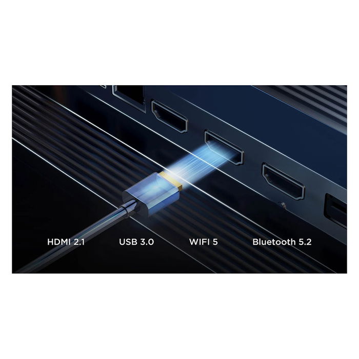 TCL 43T69C - Televisor 43" (109 cm) 4K Ultra HD Smart TV, Google TV, HDR10/Dolby Vision, 60 Hz, HDMI 2.1, 3x HDMI, 1x USB, WLAN, Bluetooth 5.4, Negro