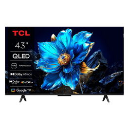 TCL 43T69C - Televisor 43 Pulgadas 4K UHD Smart TV, Google TV, Dolby Vision/Atmos, HDR10+, 60 Hz, 3xHDMI 2.1, AMD FreeSync, Diseño Sin Marco, Color Negro