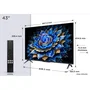 TCL 43T69C Televisor QLED 43 pulgadas 4K UHD Smart Google TV