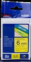Brother TZe-611 Cinta laminada 6mm x 8m Amarillo/Negro