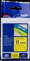 Brother TZe-611 Cinta laminada 6mm x 8m Amarillo/Negro