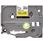 Brother TZe-611 Cinta laminada 6mm x 8m Amarillo/Negro