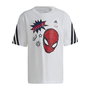 Camiseta de Manga Corta Infantil Adidas Marvel Spider-Man Blanco