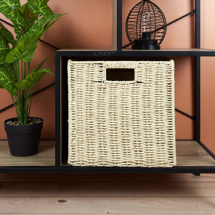 Home Deco Factory Cesta de Orden 30x30 cm Trenzada Home Deco Factory Cesta de Orden 30x30 cm Trenzada