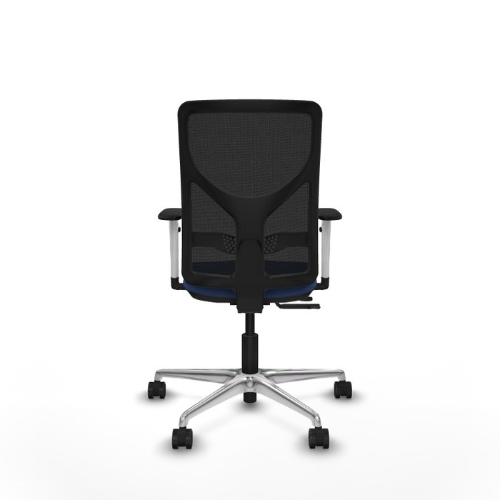 PIQUERAS Y CRESPO Silla de oficina Motilla con mecanismo Sincro/Traslack Azul marino y Negro