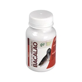 GHF Aceite de Hígado de Bacalao 500mg - 110 Perlas - Omega 3, Vitaminas A, D y E - Complemento Alimenticio