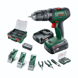 Bosch UniversalImpact 18 V (1 x 1,5 Ah/1 x 2,5 Ah) + juego de 46 AC + AL18V-20 en Systembox S