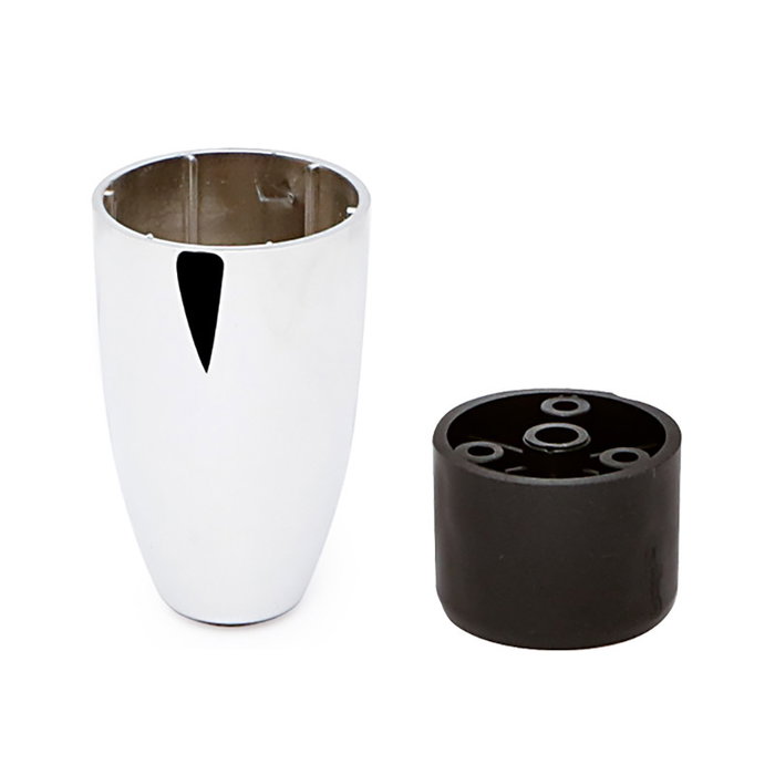 Q&Q Pata Arlik D55 H75 L98 Cromo Plástico para Sillón Mueble Sofá Q&Q Pata Arlik D55 H75 L98 Cromo Plástico para Sillón Mueble Sofá